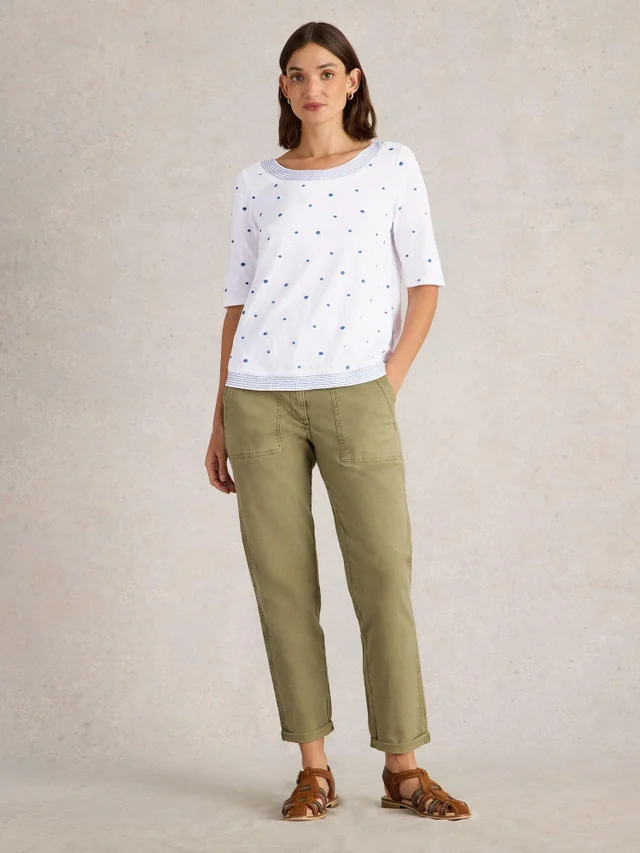 Besticktes T-Shirt Weaver