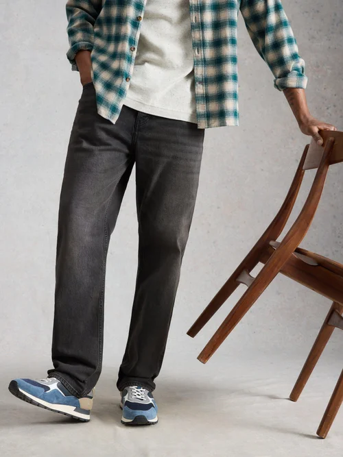 Straight Jeans Eastwood - Washed Blk - 40/R Bild 2