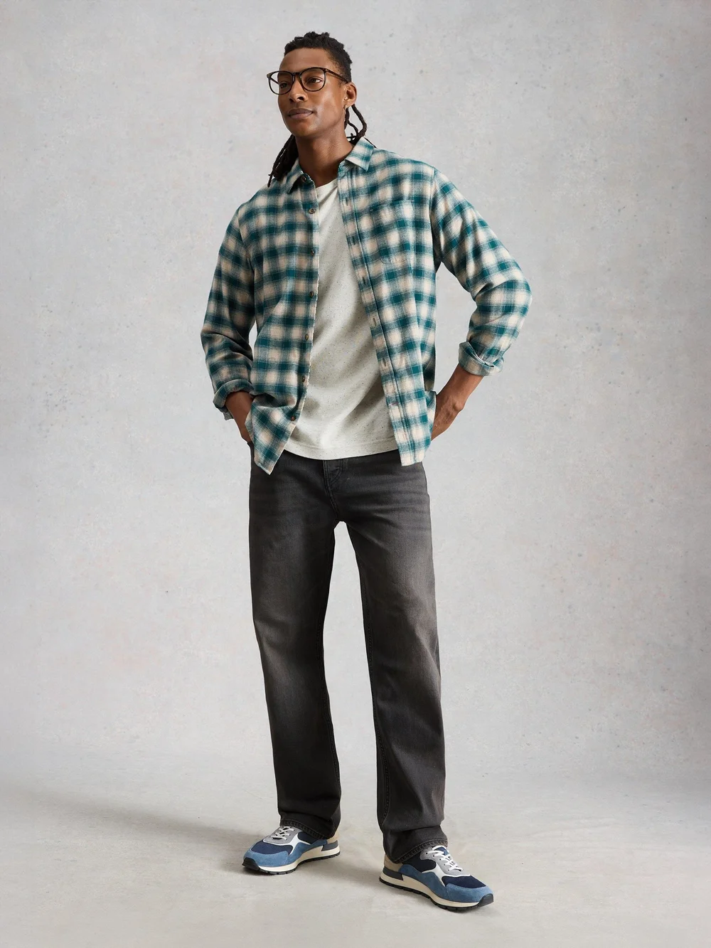 Straight Jeans Eastwood - Washed Blk - 40/R Bild 1