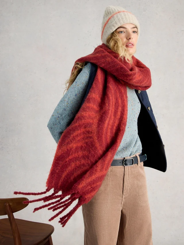 Gebürsteter Schal Shelly