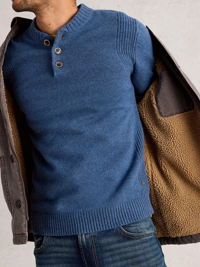 Henley-Pullover Milton