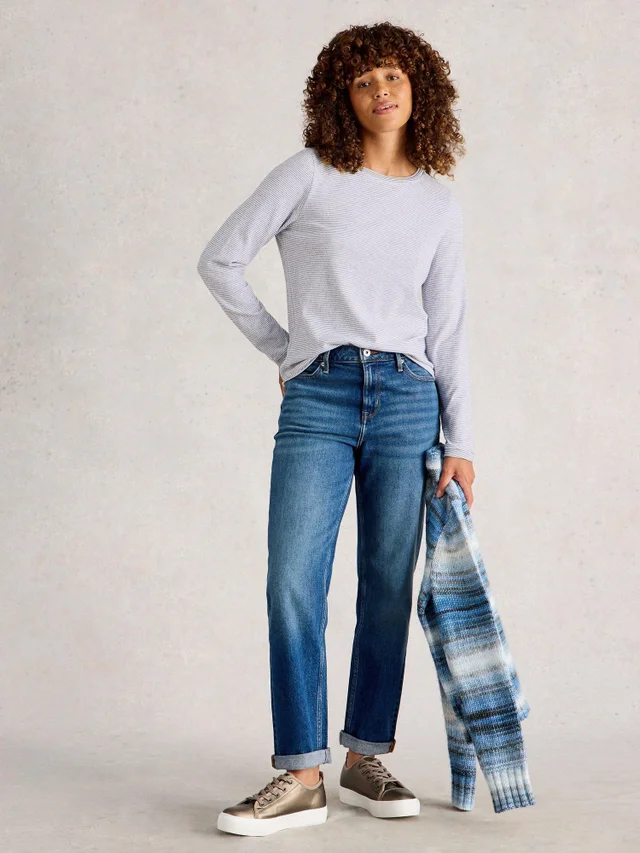 Langarmshirt Clara mit Glitzer