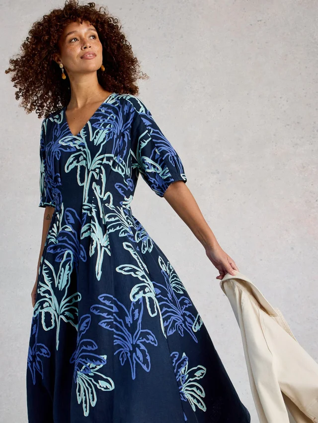 Kleid Kate aus Leinenmischung