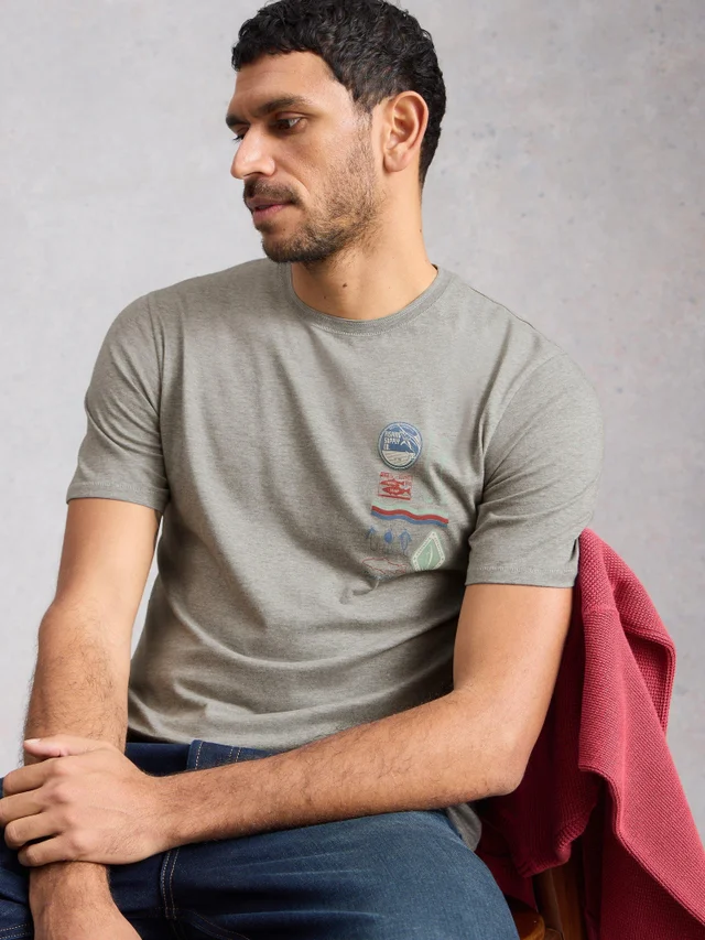 T-Shirt Horsham mit Grafik