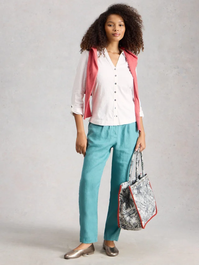 Bestickte Jerseybluse Annie