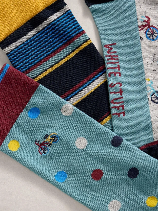 3er-Pack Socken Bike