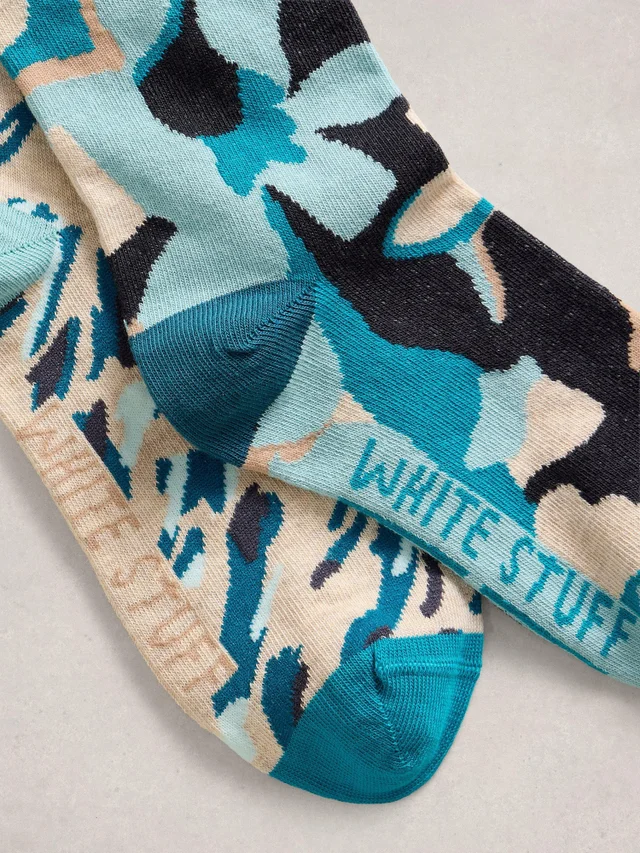 2er-Pack Socken Abstrakt