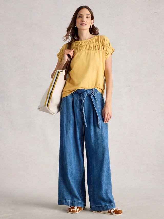 Gerafftes T-Shirt Rachel