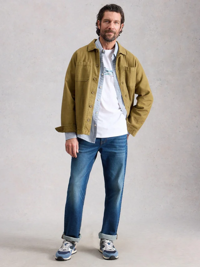 T-Shirt Abersoch mit Fischgrafik