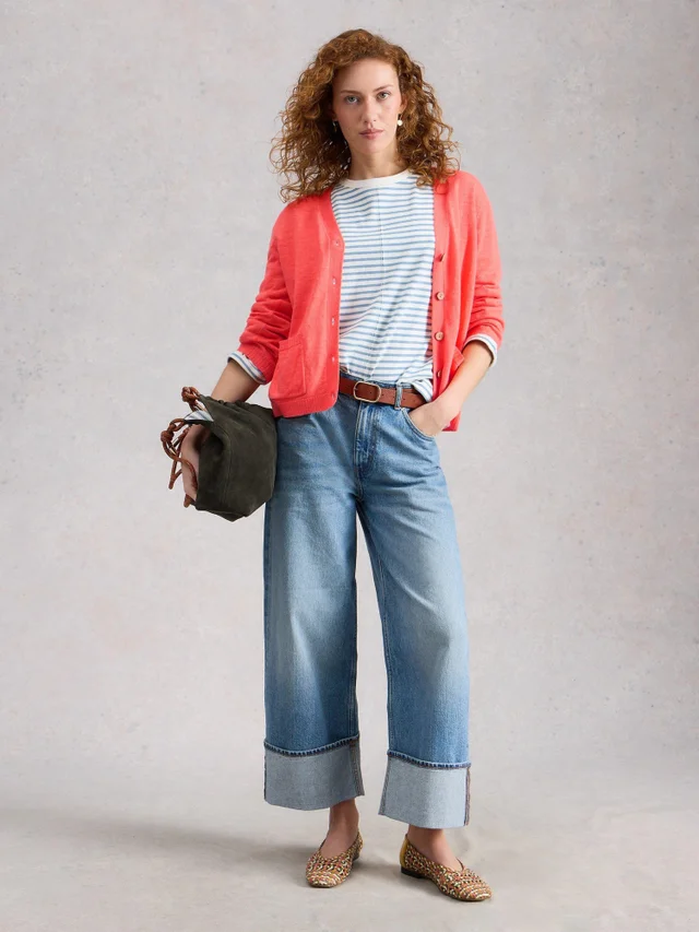 Cardigan Nova aus Leinenmischung