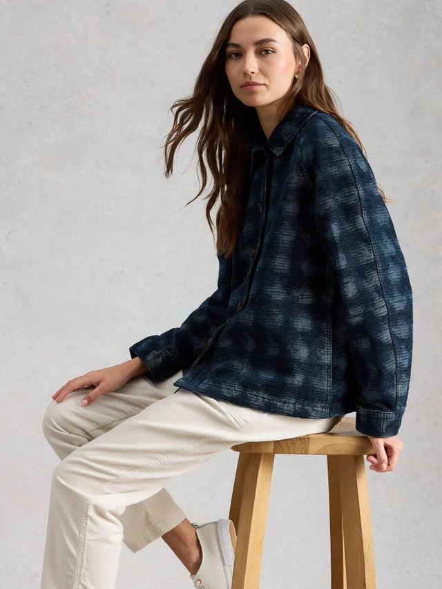 Jacquard-Jeansjacke Eden