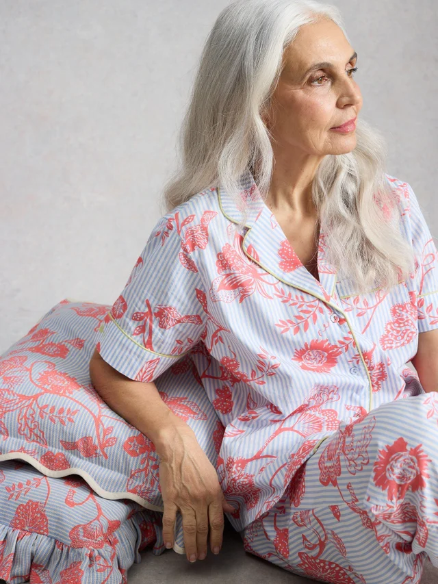 Kurzarmpyjamatop Nina