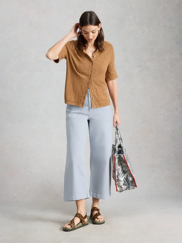 7/8-Jeans Tia mit weitem Bein