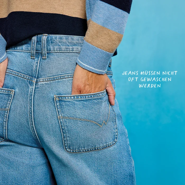 JEANS MÜSSEN NICHT OFT GEWASCHEN WERDEN