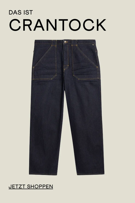 "Das ist CRANTOCK. JETZT SHOPPEN"