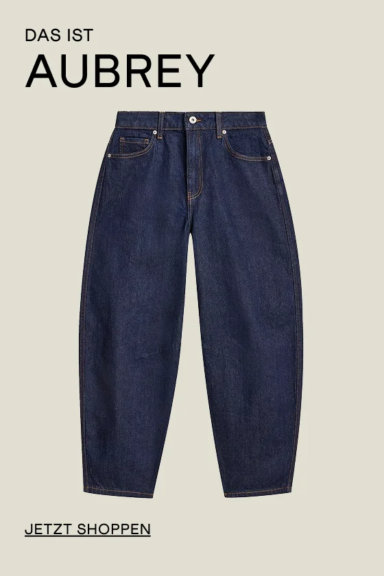 "Das ist AUBREY. JETZT SHOPPEN"