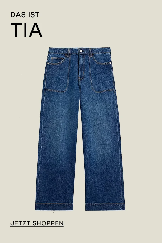 "Das ist TIA. JETZT SHOPPEN"